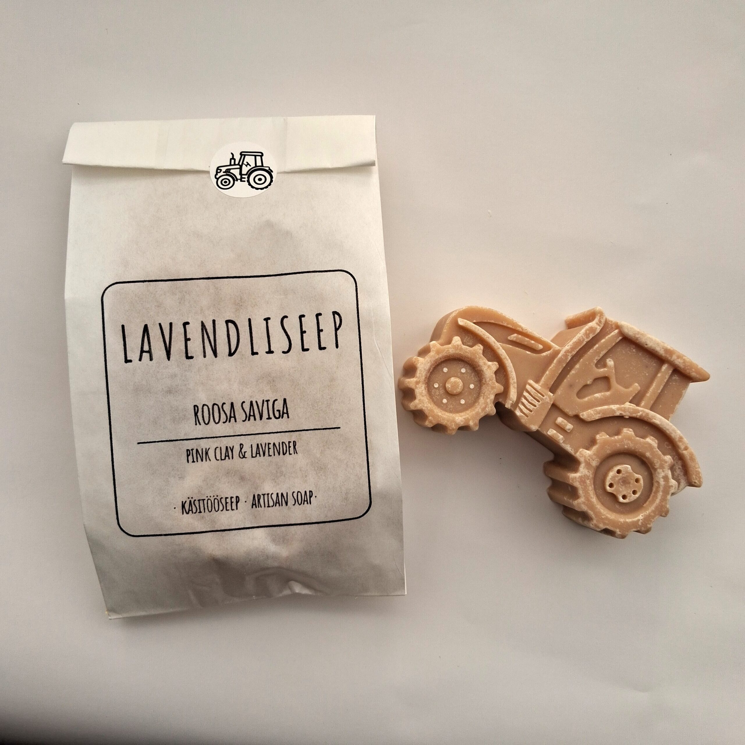 traktor roosa savi ja lavendliga - Pilt 3